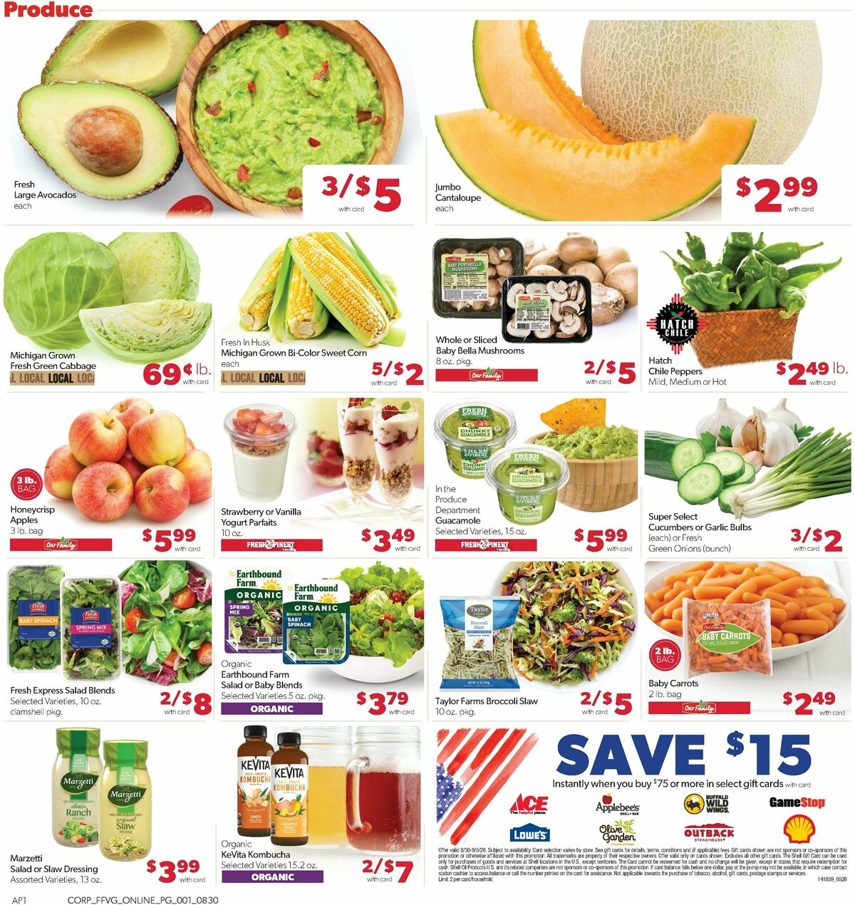 Family Fare Weekly Ad from August 30