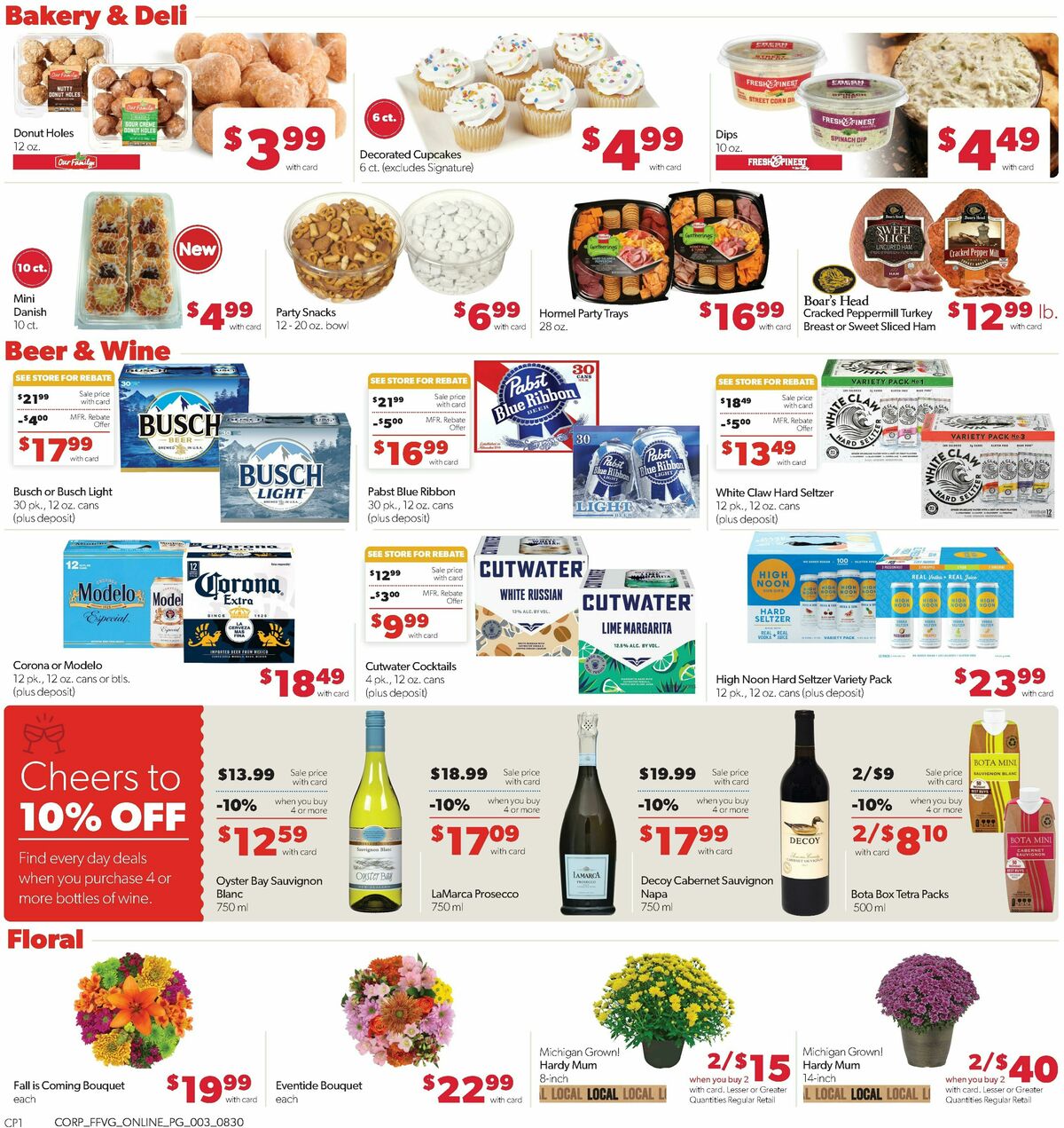 Family Fare Weekly Ad from August 30