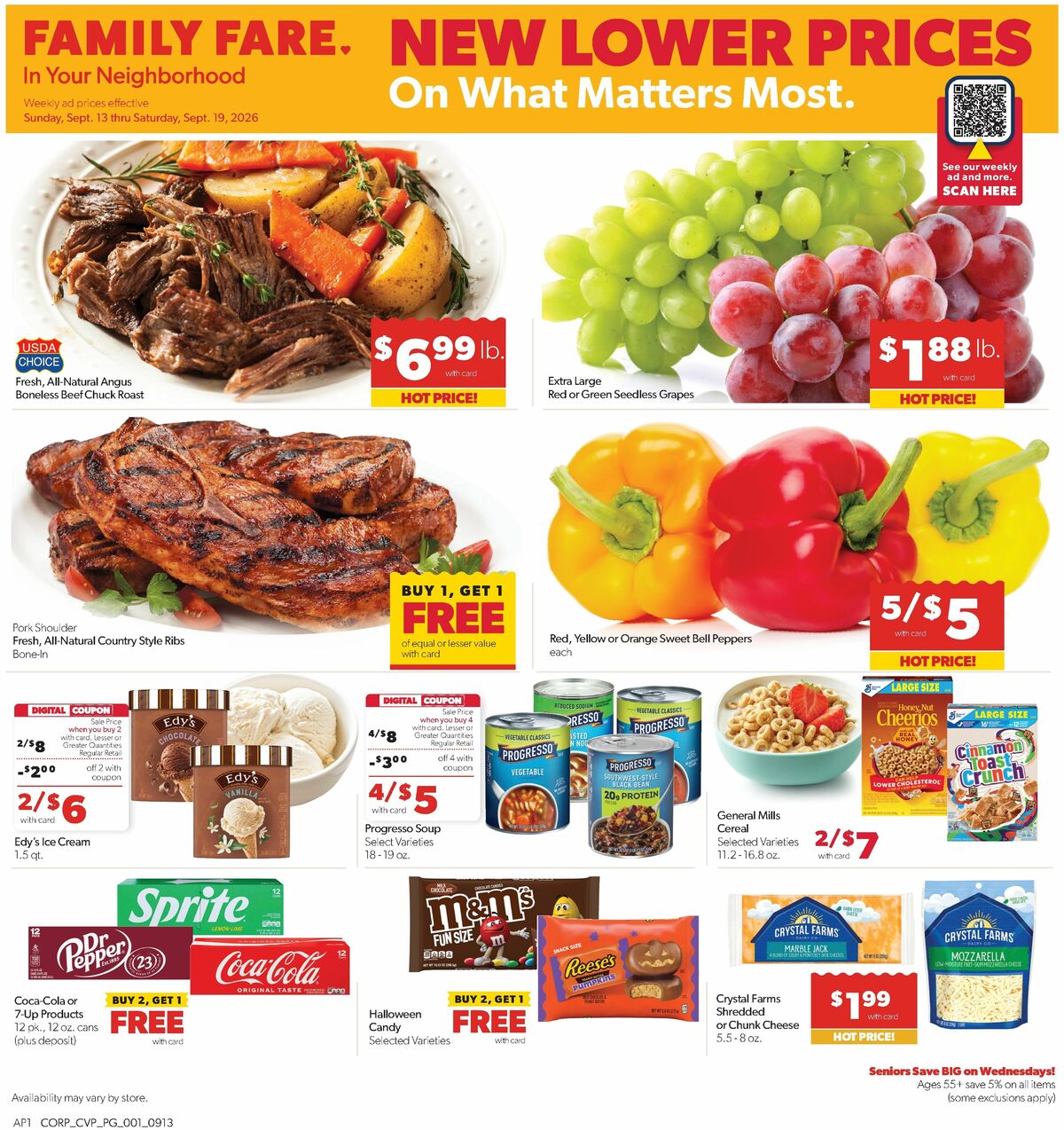 Family Fare Weekly Ad from September 13