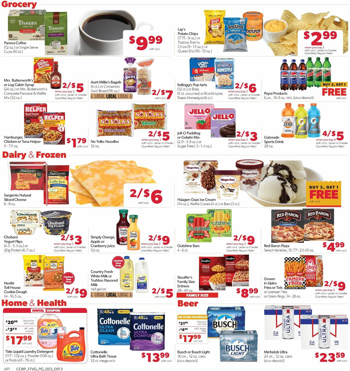 Family Fare Weekly Ad from September 13