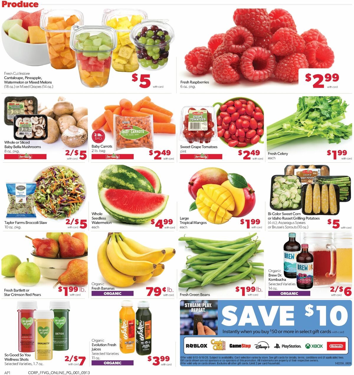 Family Fare Weekly Ad from September 13