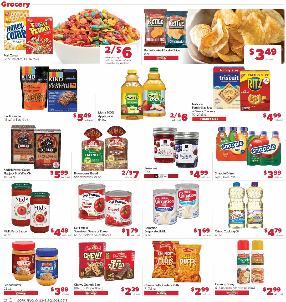 Family Fare Weekly Ad from September 13