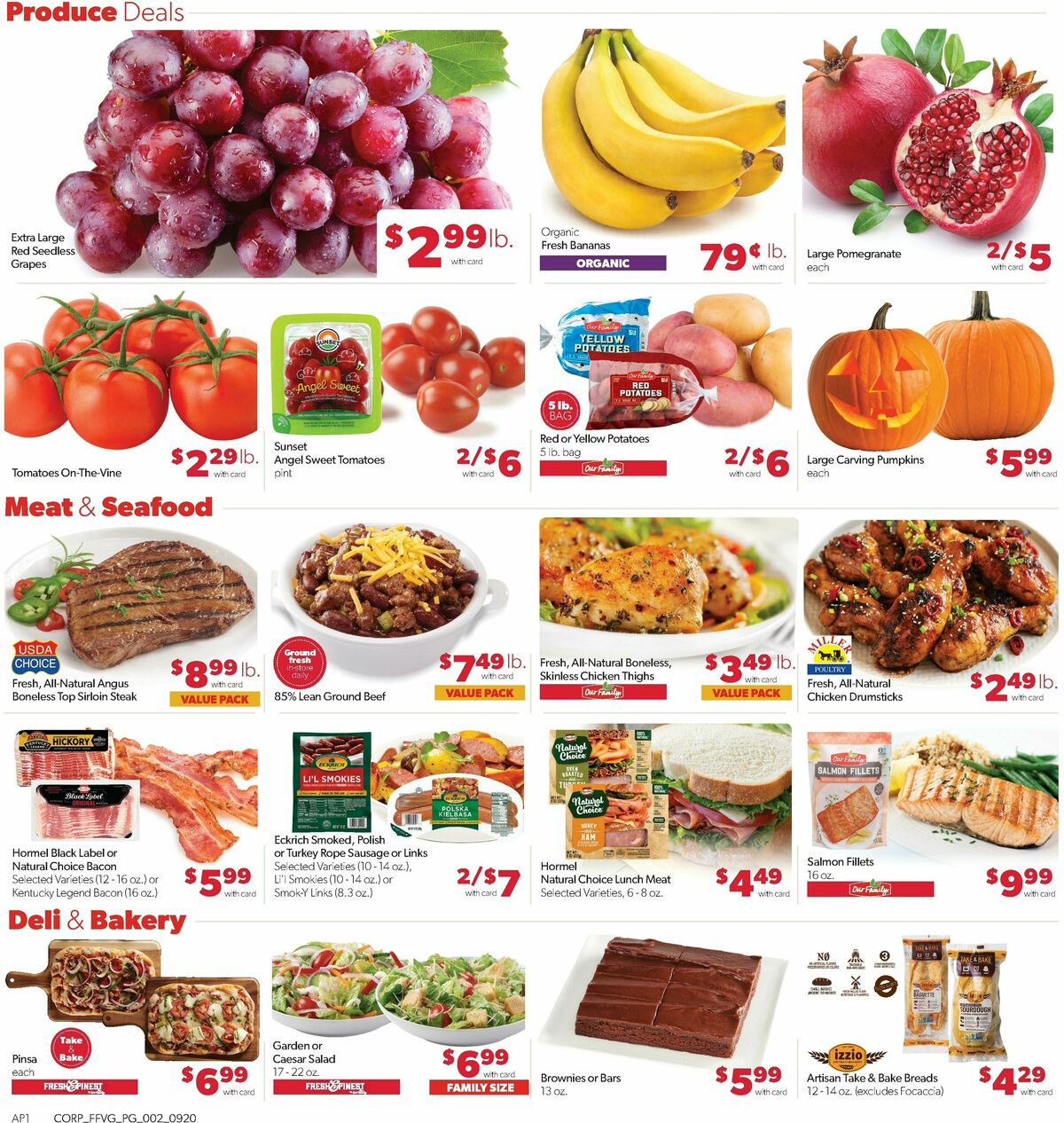 Family Fare Weekly Ad from September 20