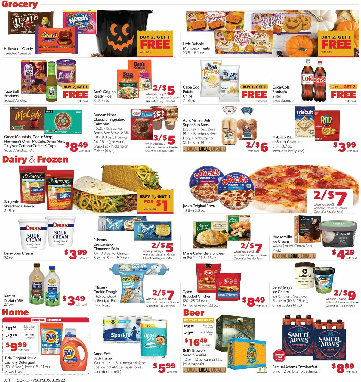 Family Fare Weekly Ad from September 20