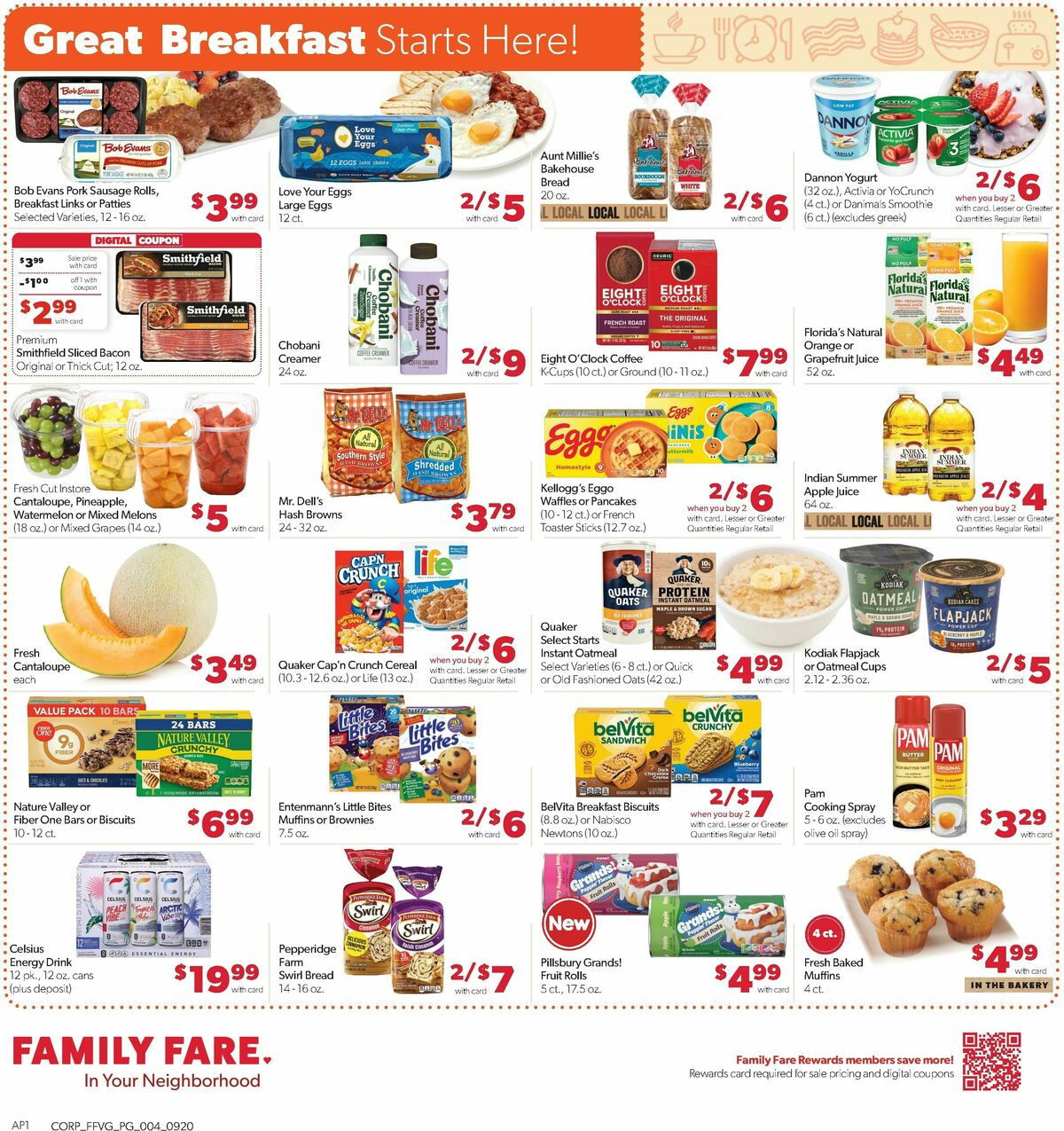 Family Fare Weekly Ad from September 20