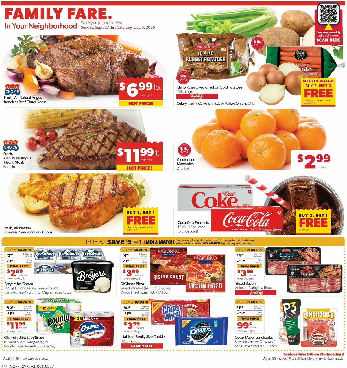 Family Fare Weekly Ad from September 27