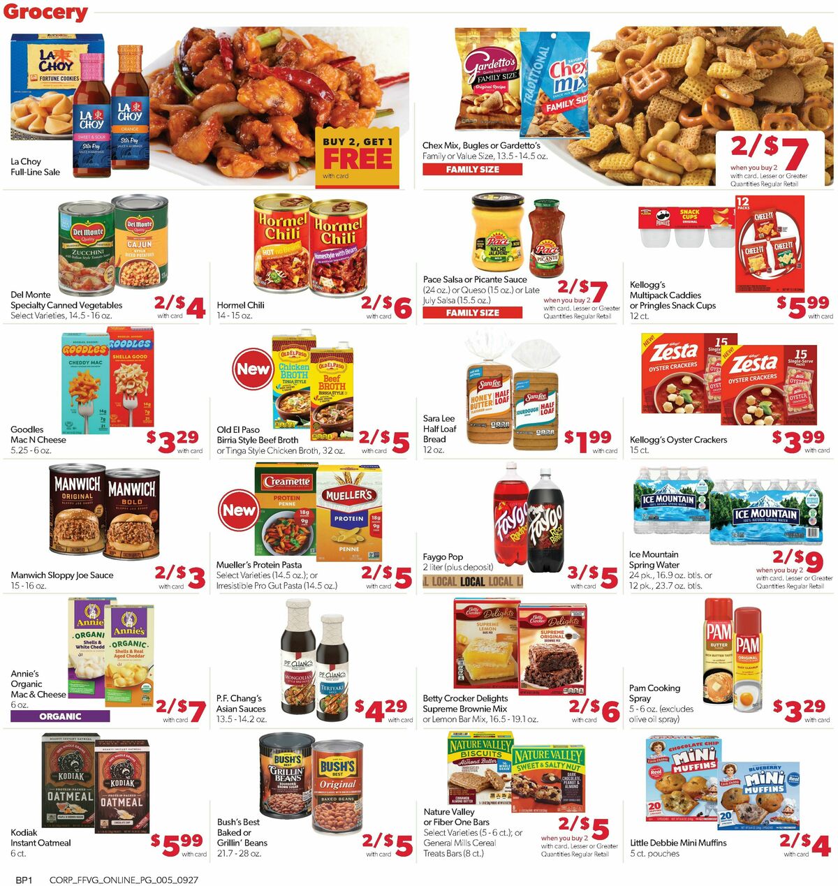 Family Fare Weekly Ad from September 27