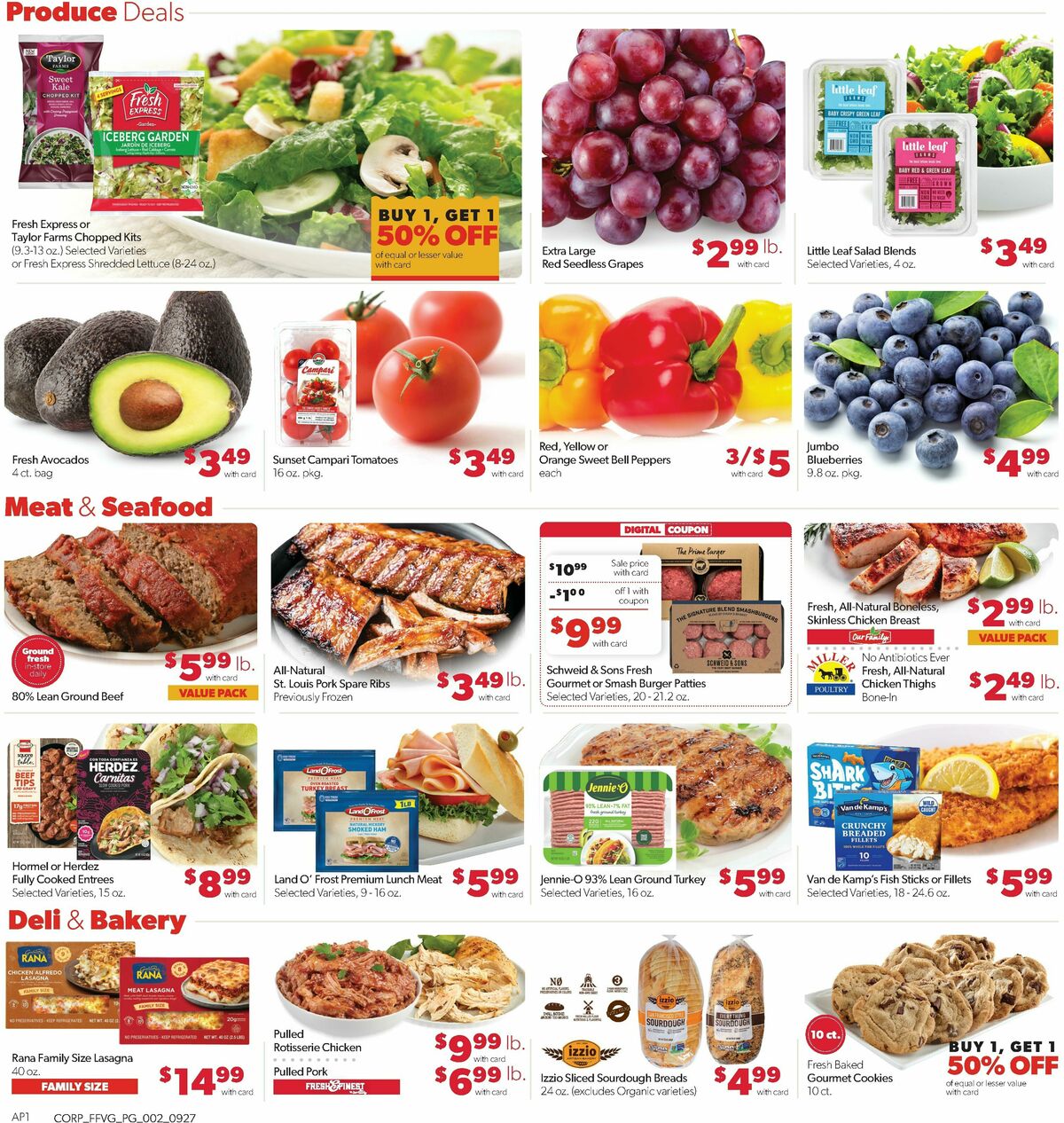 Family Fare Weekly Ad from September 27