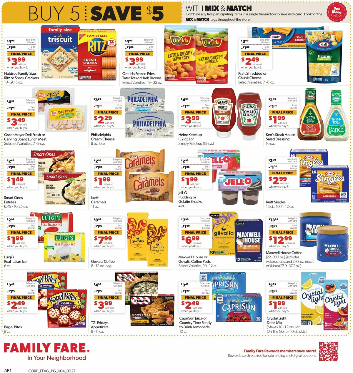 Family Fare Weekly Ad from September 27