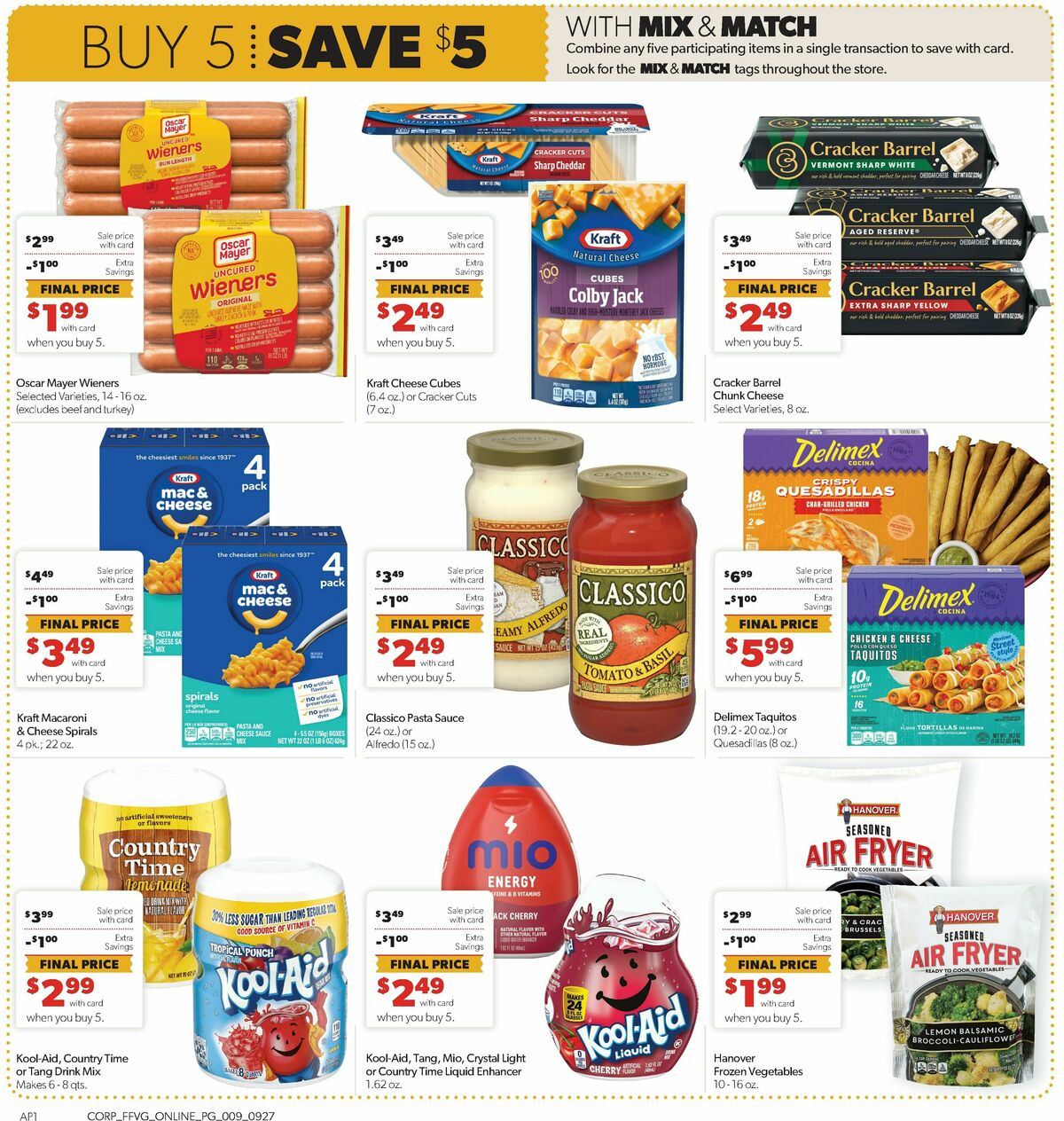 Family Fare Weekly Ad from September 27