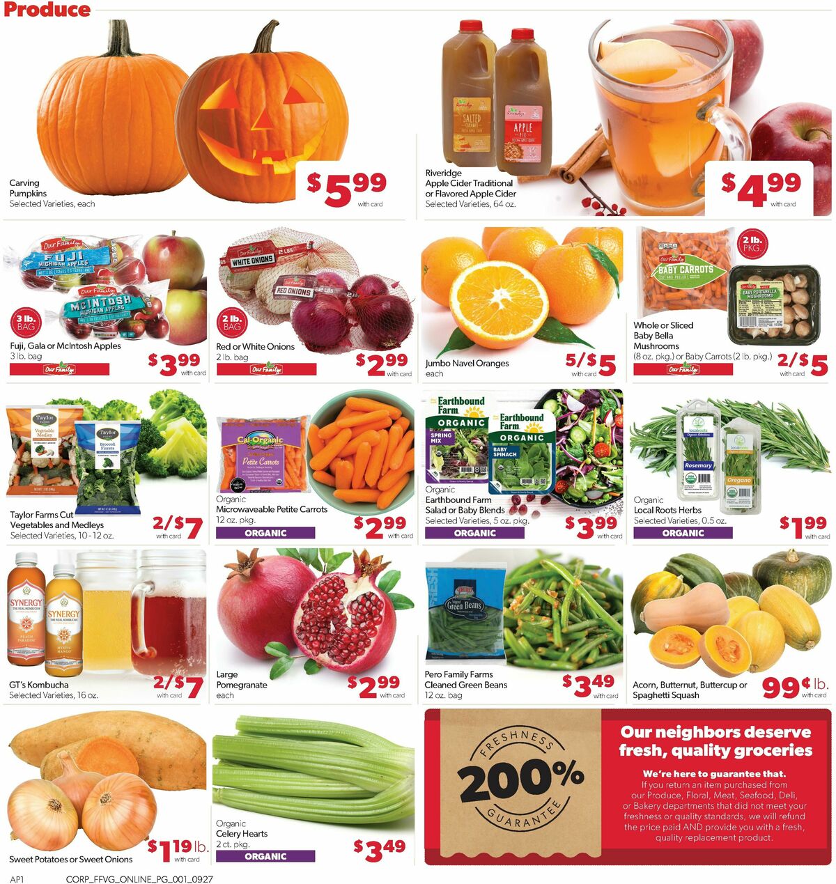Family Fare Weekly Ad from September 27