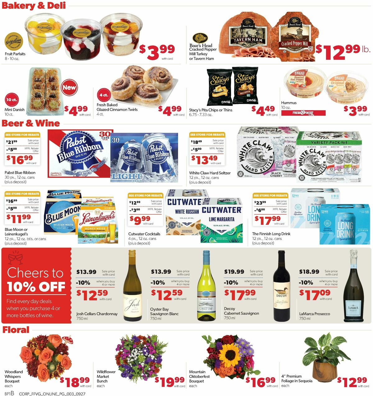 Family Fare Weekly Ad from September 27