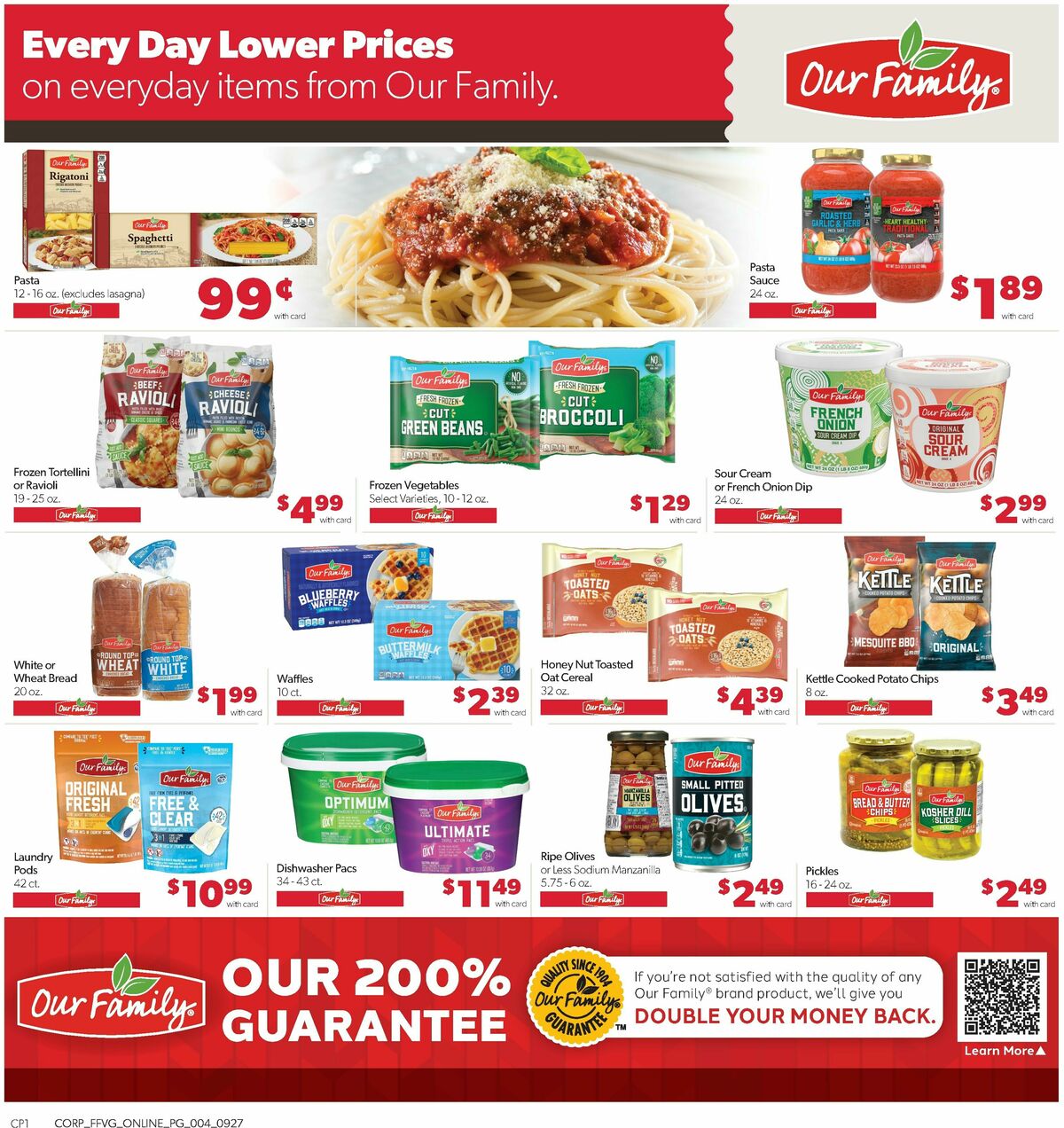 Family Fare Weekly Ad from September 27