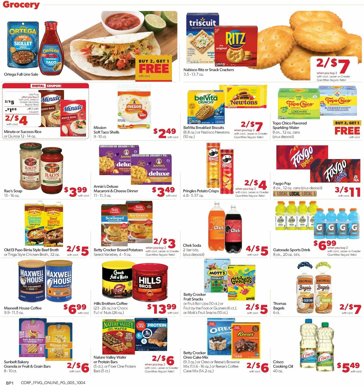 Family Fare Weekly Ad from October 4