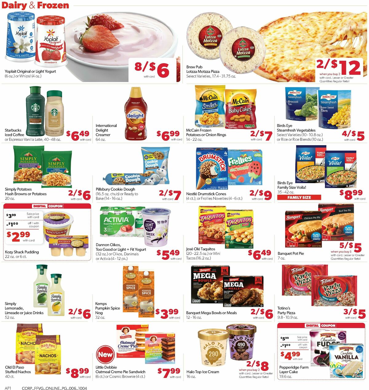 Family Fare Weekly Ad from October 4