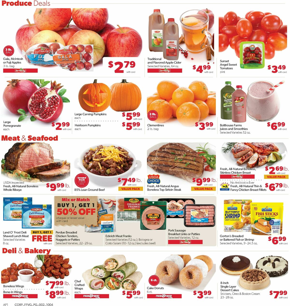 Family Fare Weekly Ad from October 4