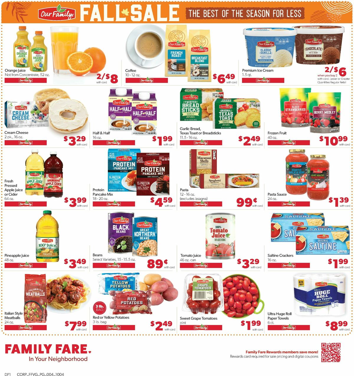 Family Fare Weekly Ad from October 4