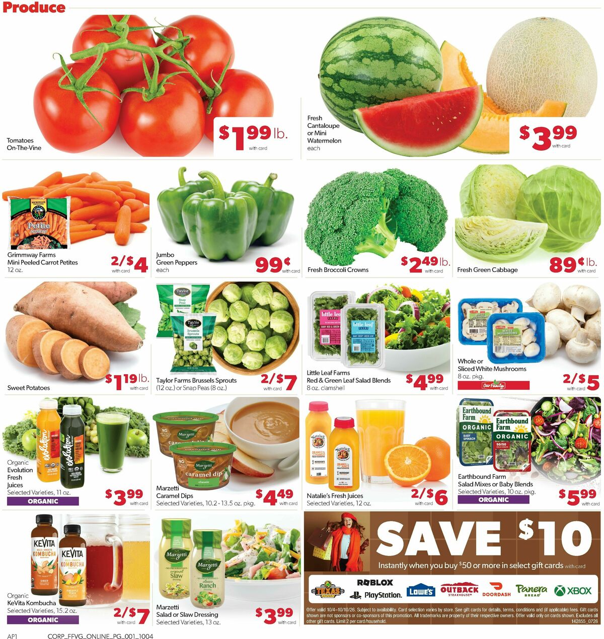 Family Fare Weekly Ad from October 4