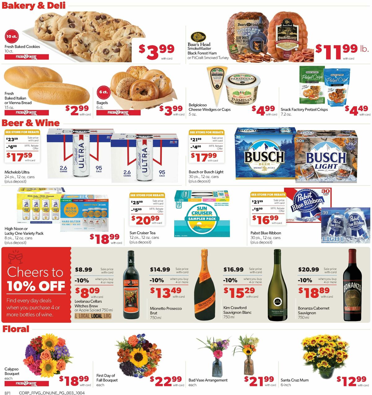 Family Fare Weekly Ad from October 4