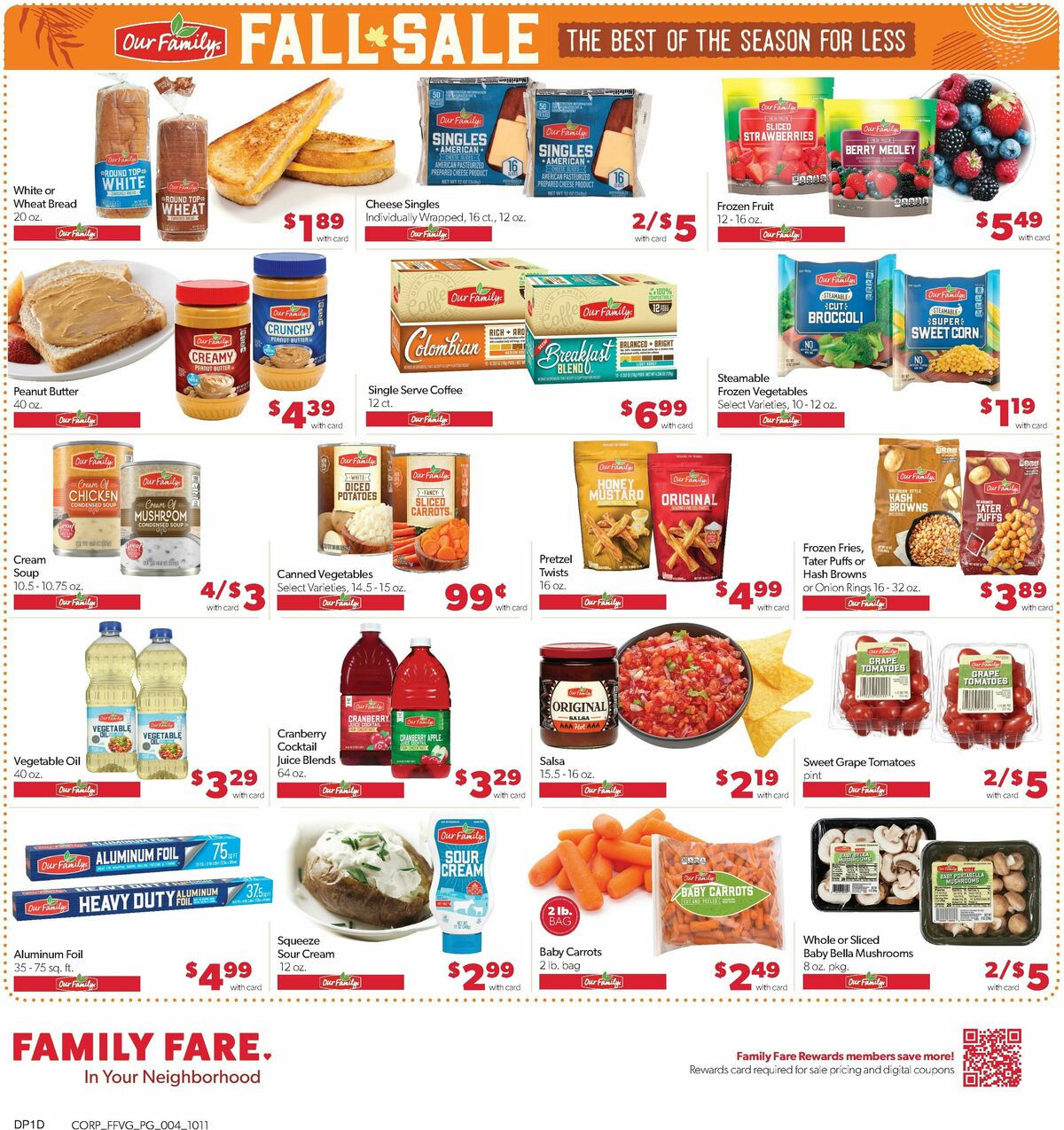 Family Fare Weekly Ad from October 11