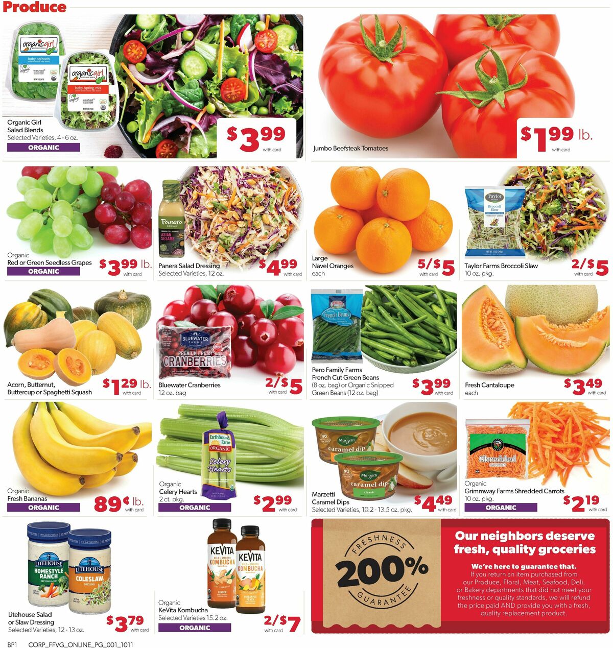 Family Fare Weekly Ad from October 11