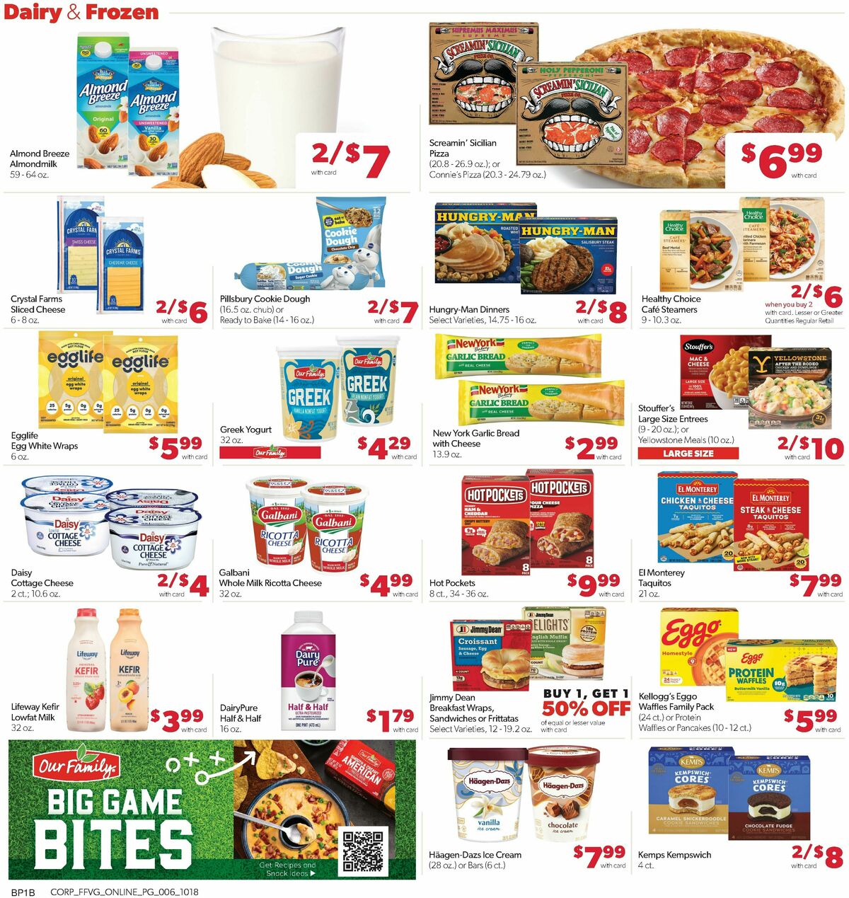 Family Fare Weekly Ad from October 18
