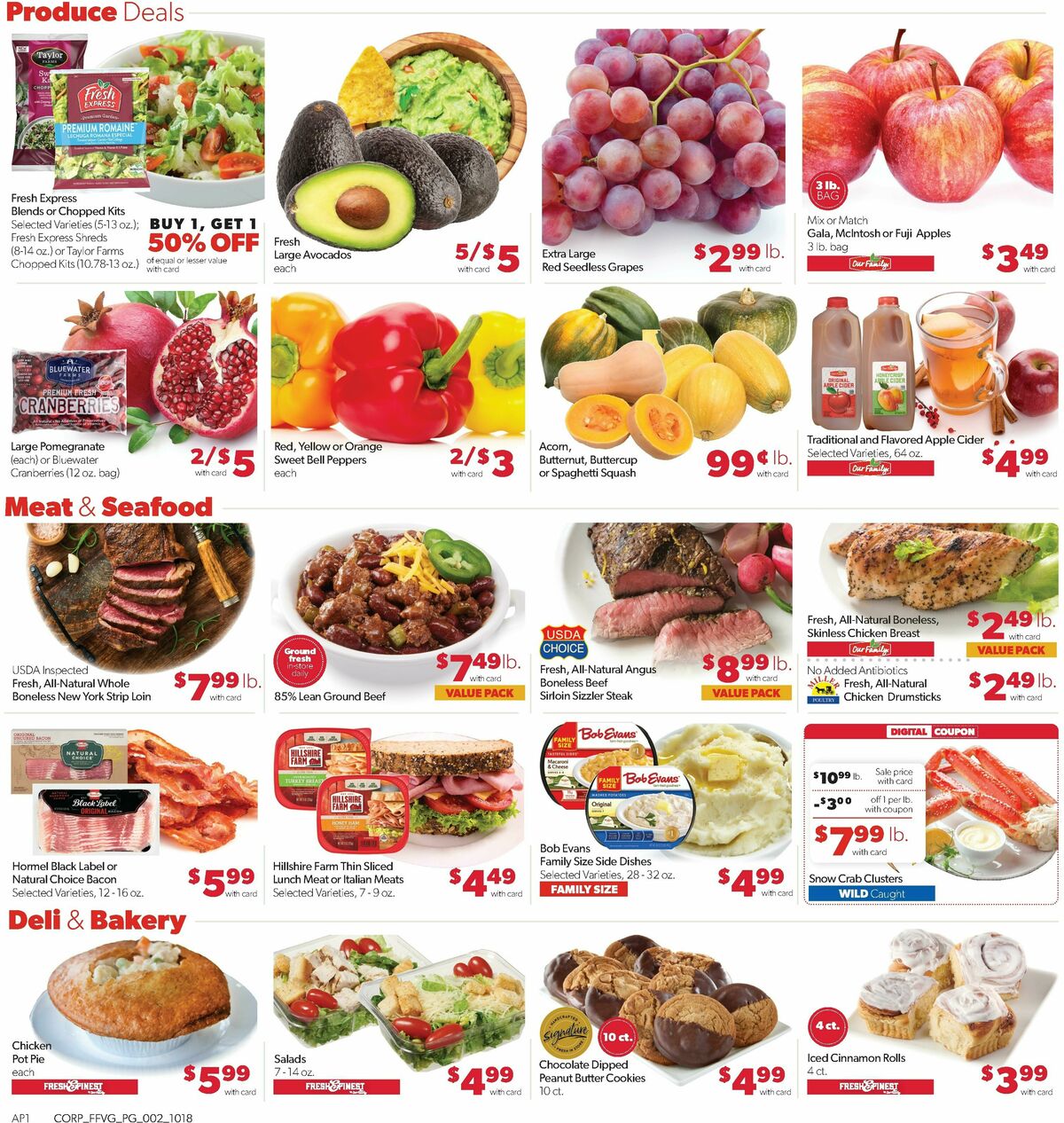 Family Fare Weekly Ad from October 18