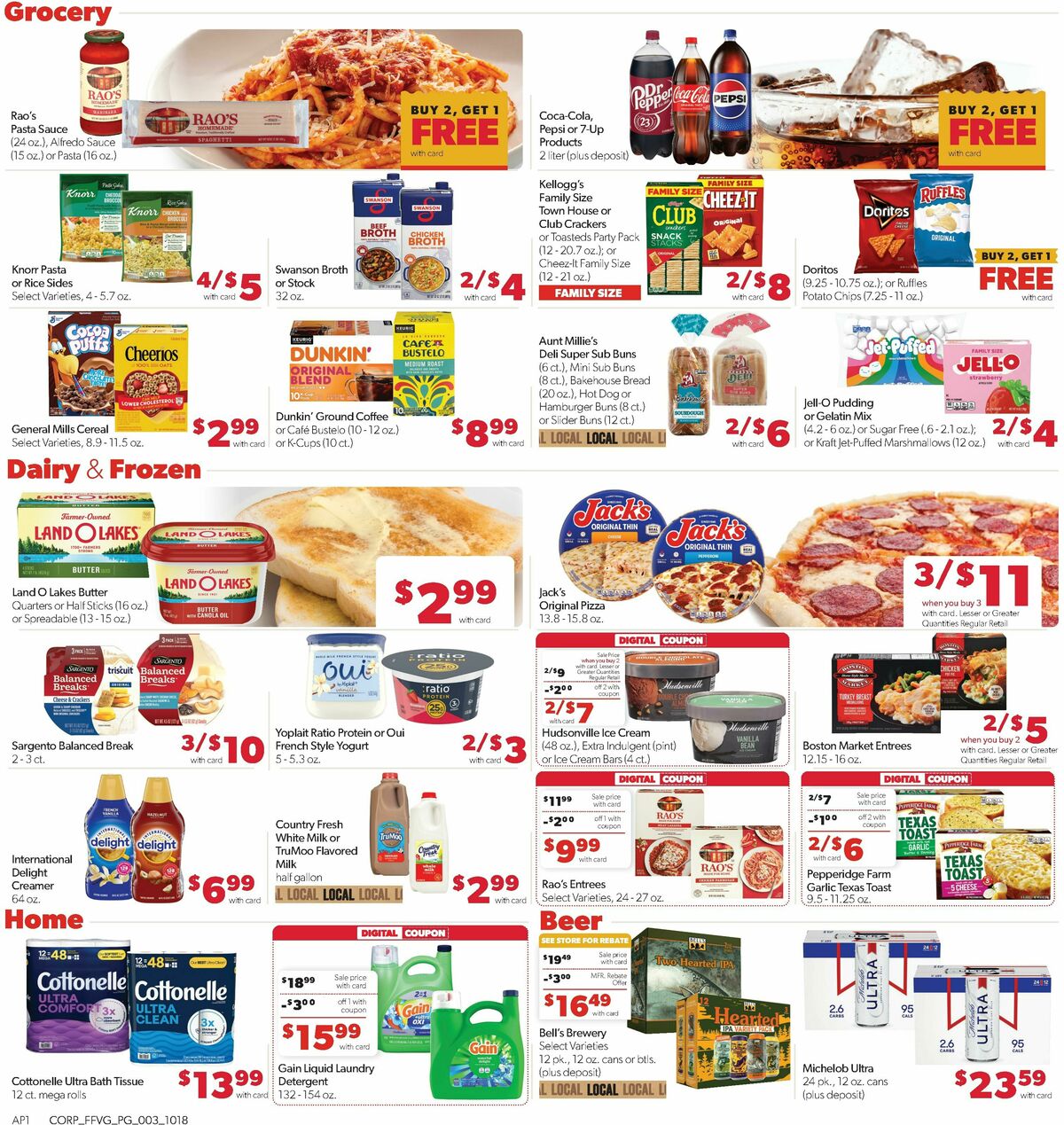 Family Fare Weekly Ad from October 18