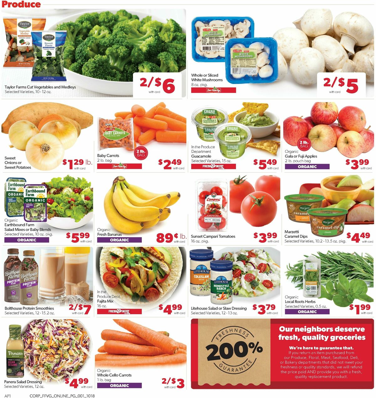 Family Fare Weekly Ad from October 18