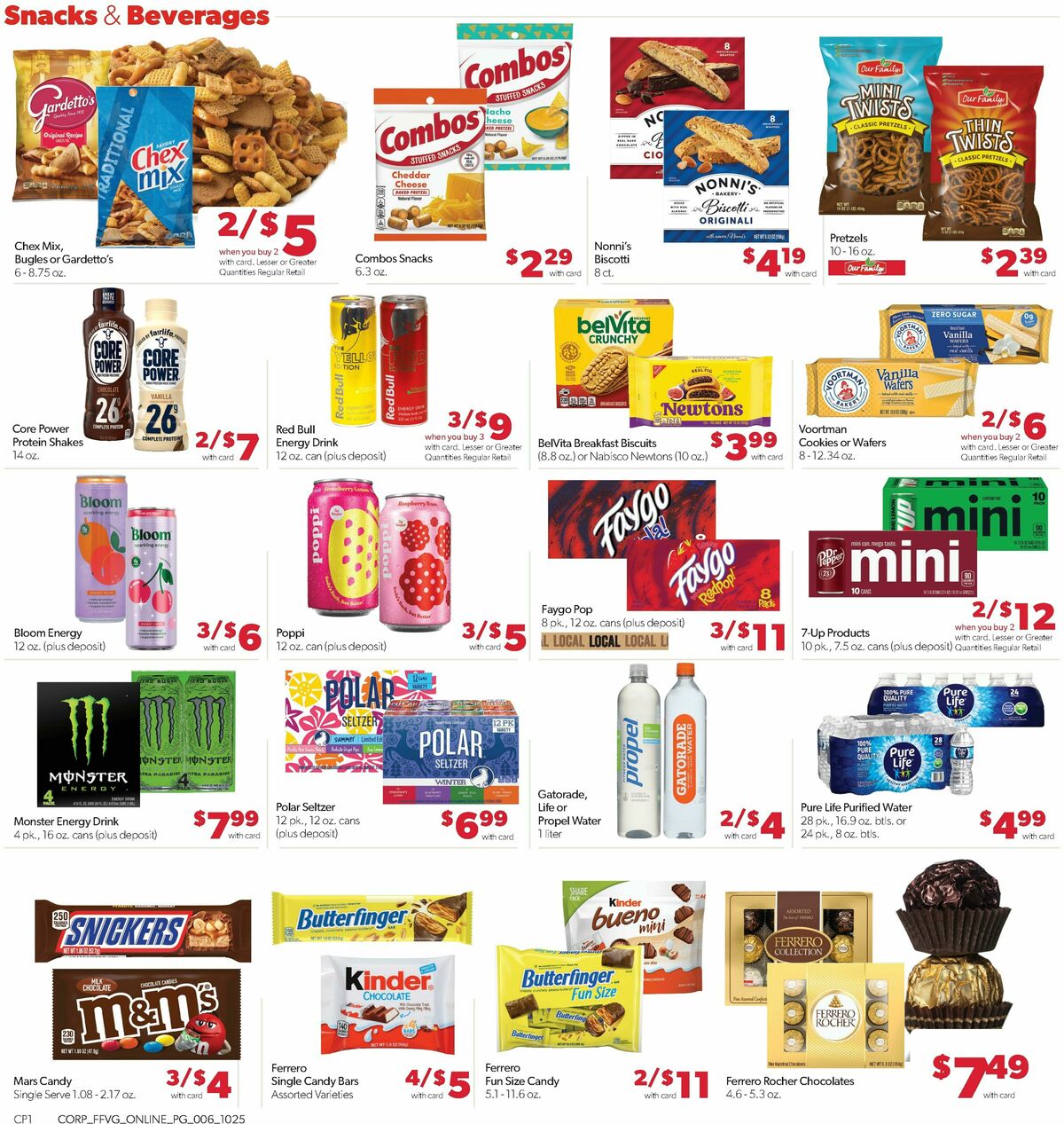Family Fare Weekly Ad from October 25