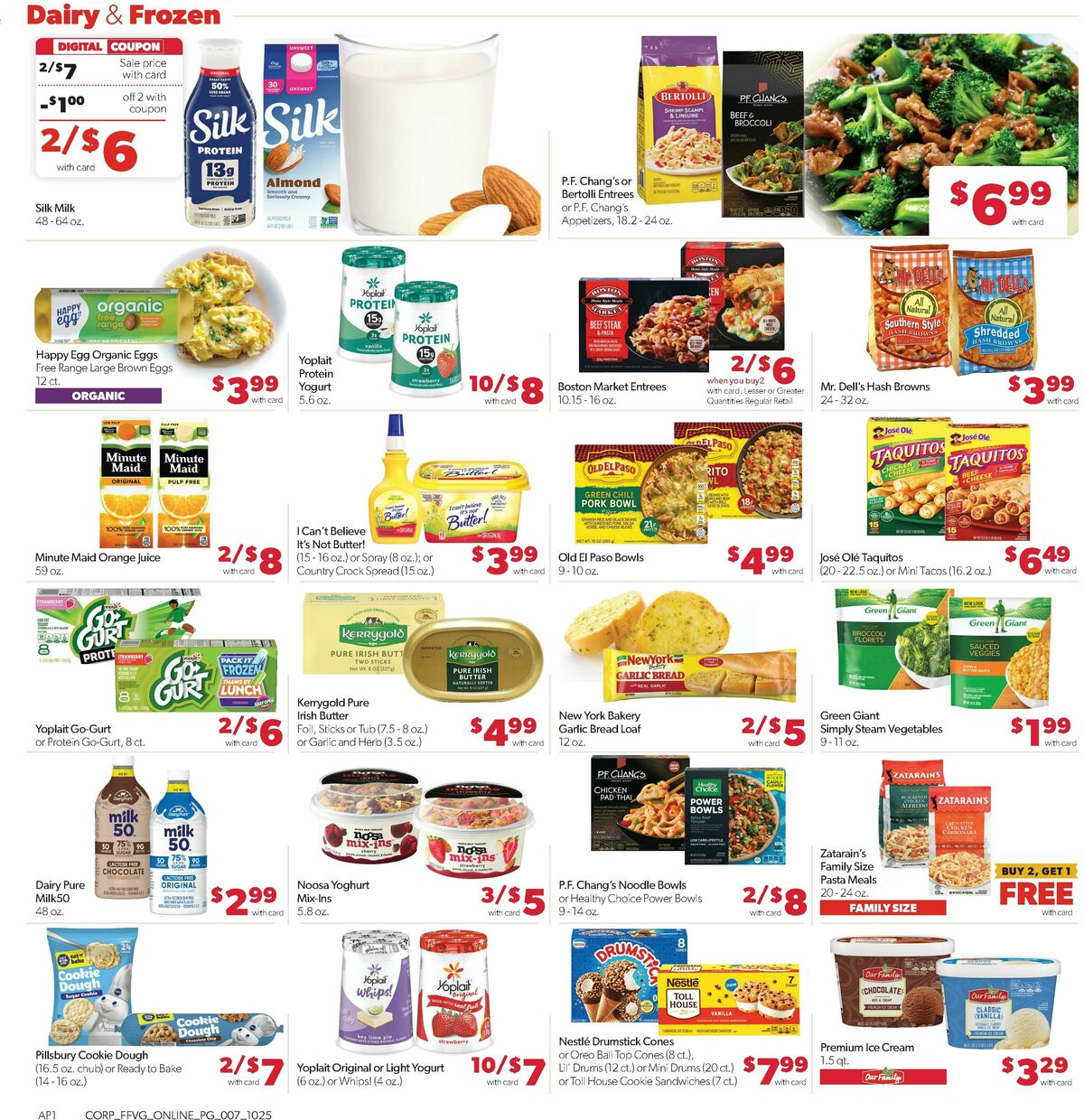 Family Fare Weekly Ad from October 25