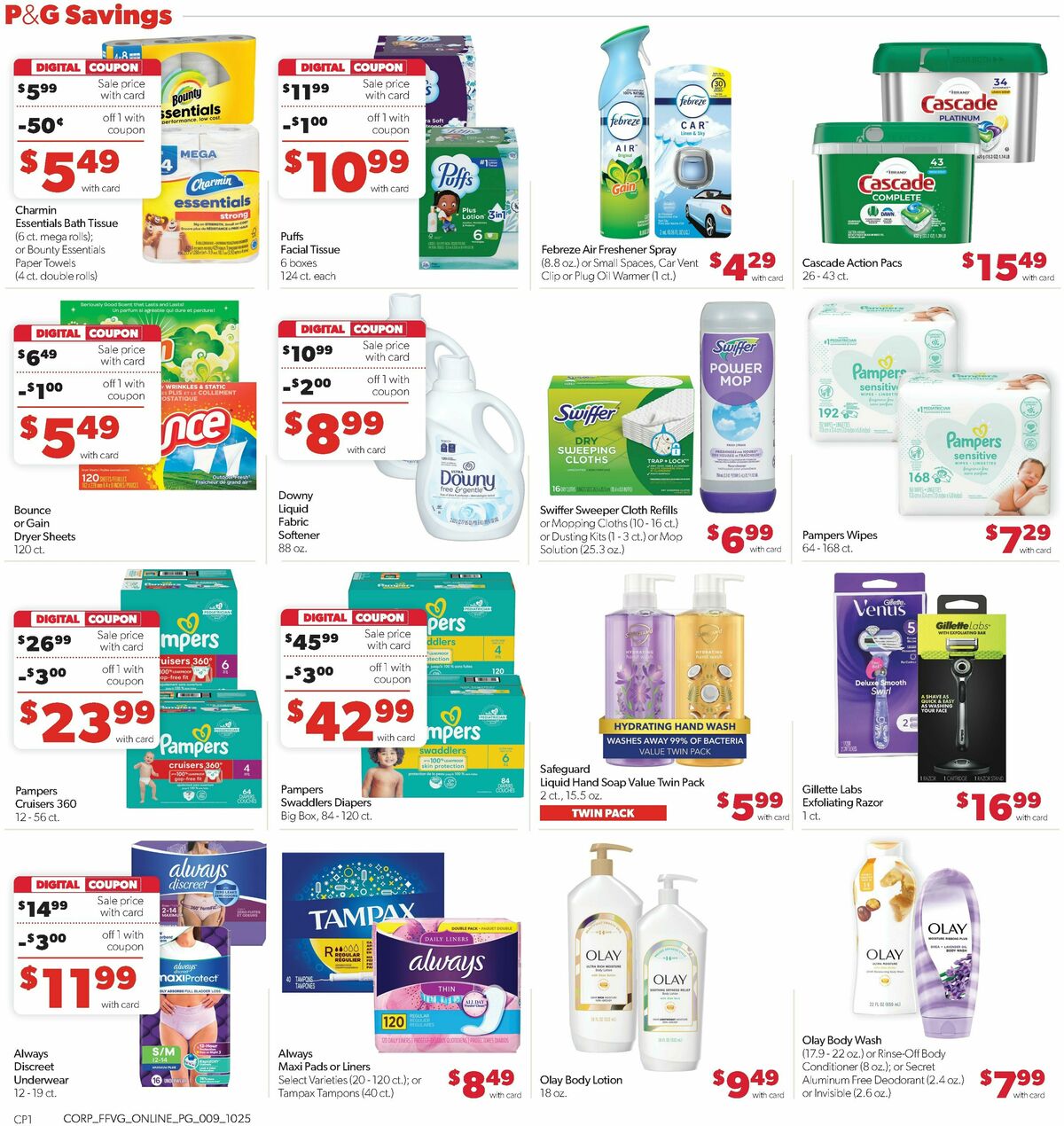 Family Fare Weekly Ad from October 25