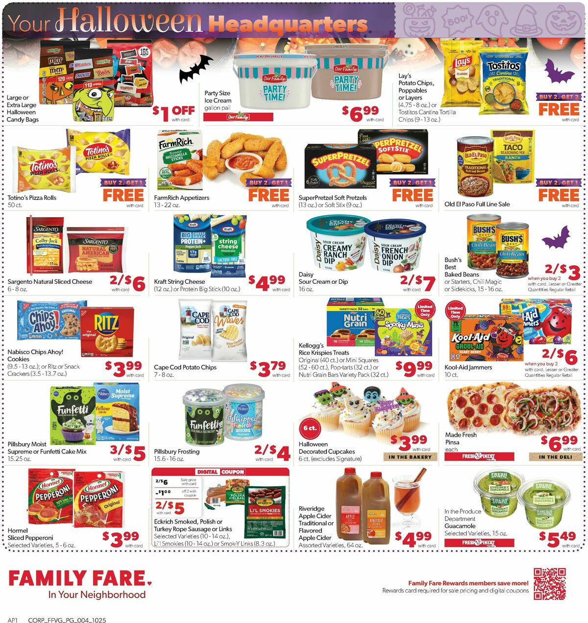 Family Fare Weekly Ad from October 25
