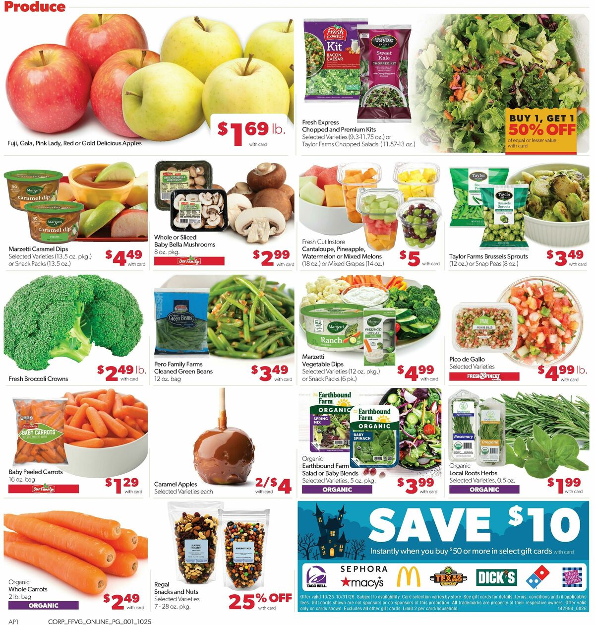 Family Fare Weekly Ad from October 25