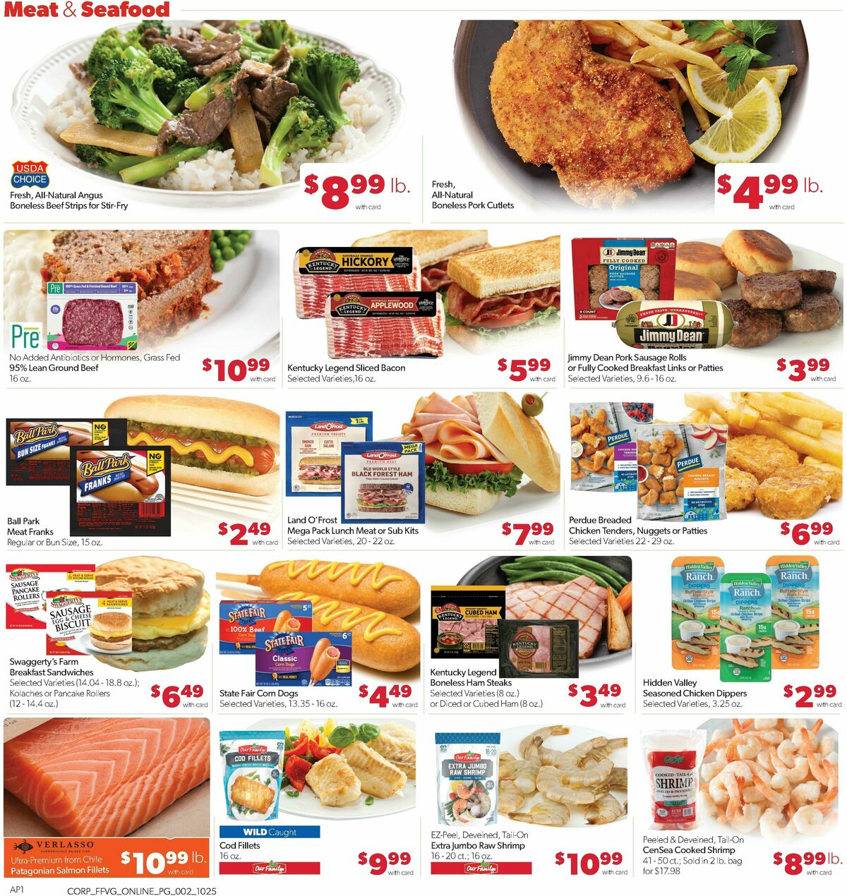 Family Fare Weekly Ad from October 25