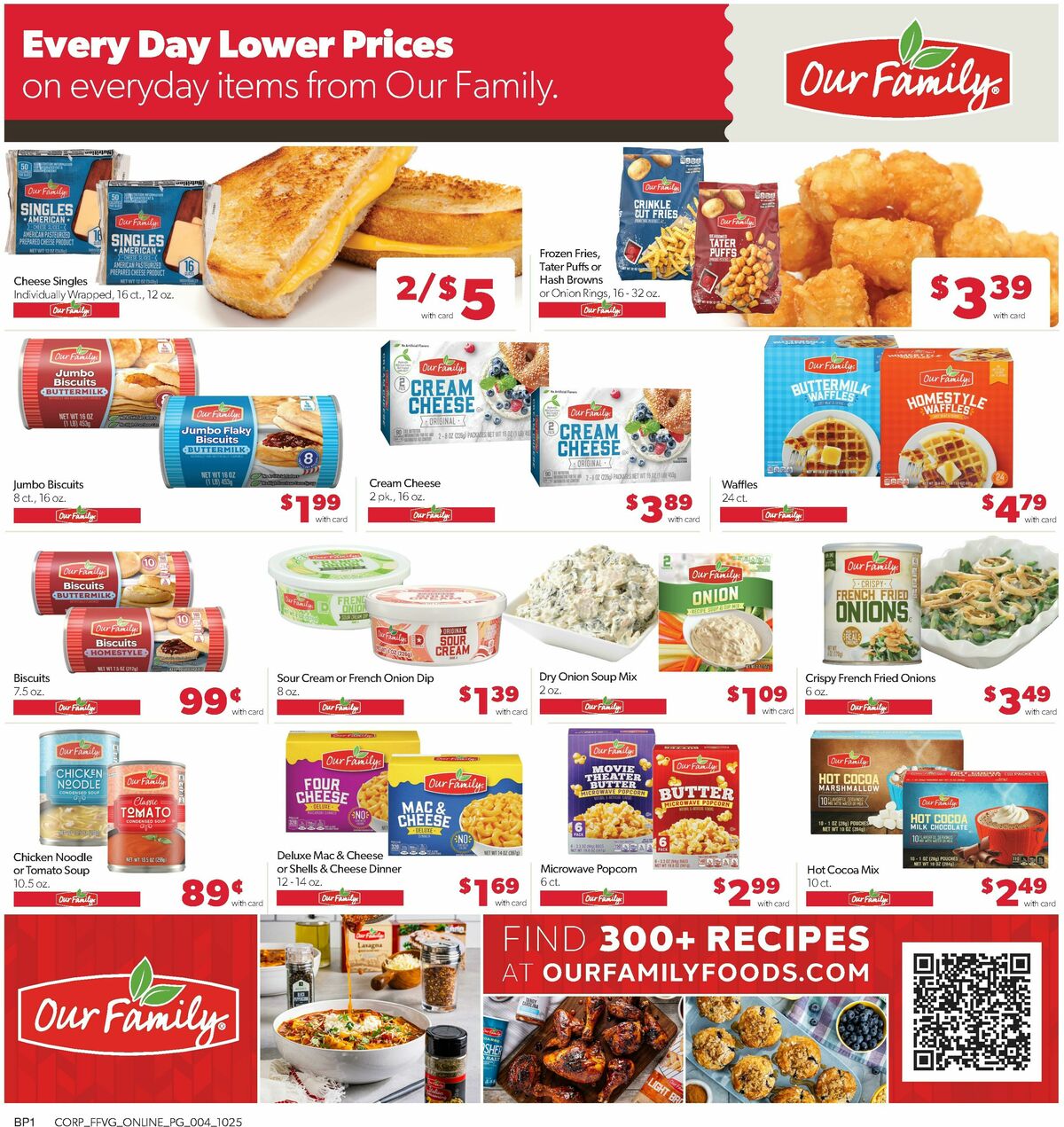 Family Fare Weekly Ad from October 25