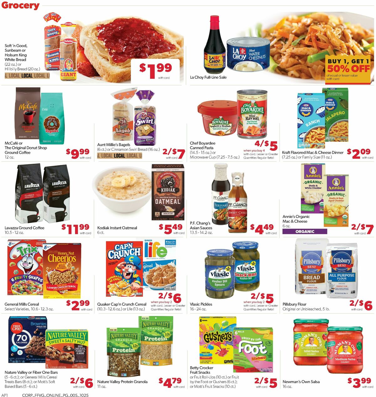Family Fare Weekly Ad from October 25