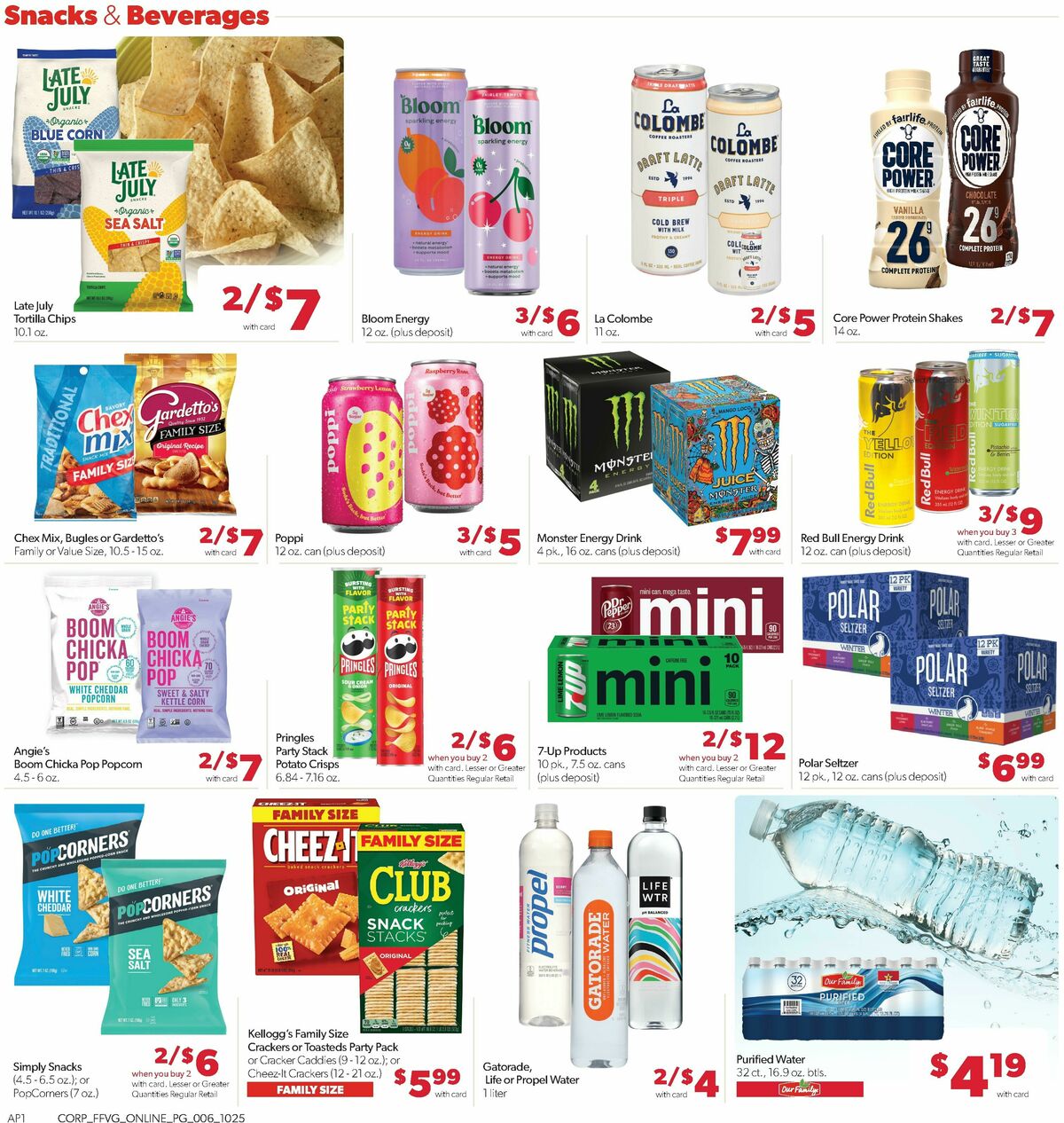 Family Fare Weekly Ad from November 1