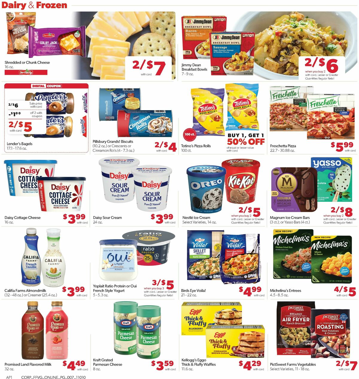 Family Fare Weekly Ad from November 1
