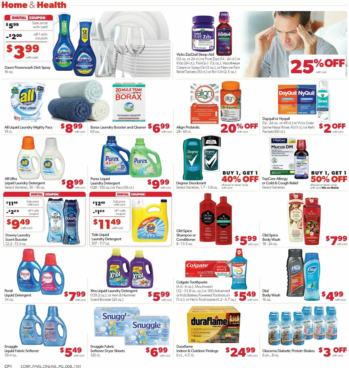 Family Fare Weekly Ad from November 1