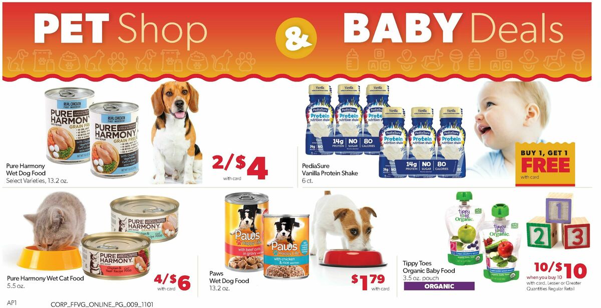 Family Fare Weekly Ad from November 1