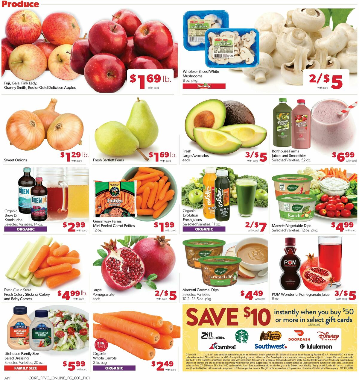Family Fare Weekly Ad from November 1