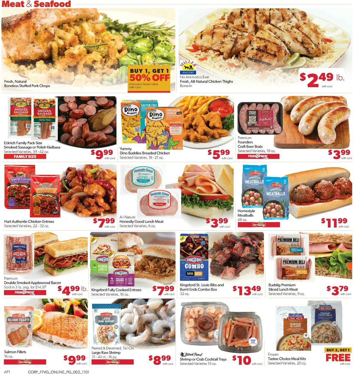 Family Fare Weekly Ad from November 1