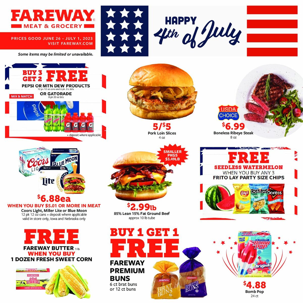 Fareway Weekly Ad from June 26