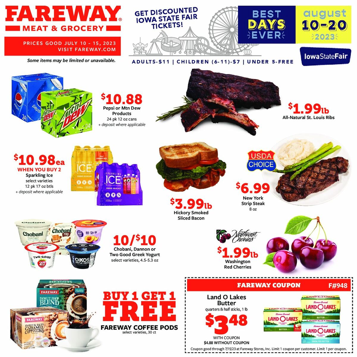 Fareway Weekly Ad from July 10