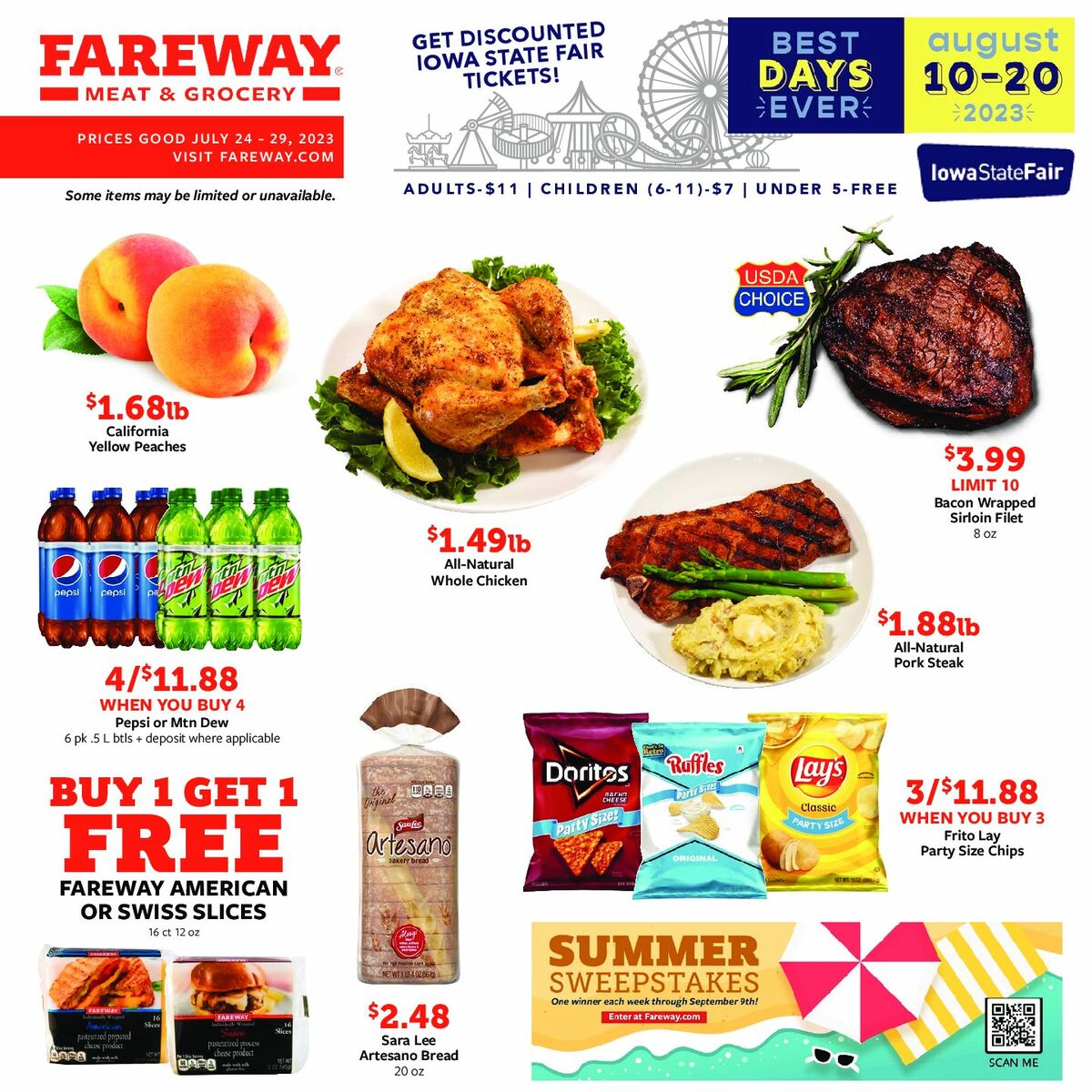 Fareway Weekly Ad from July 24