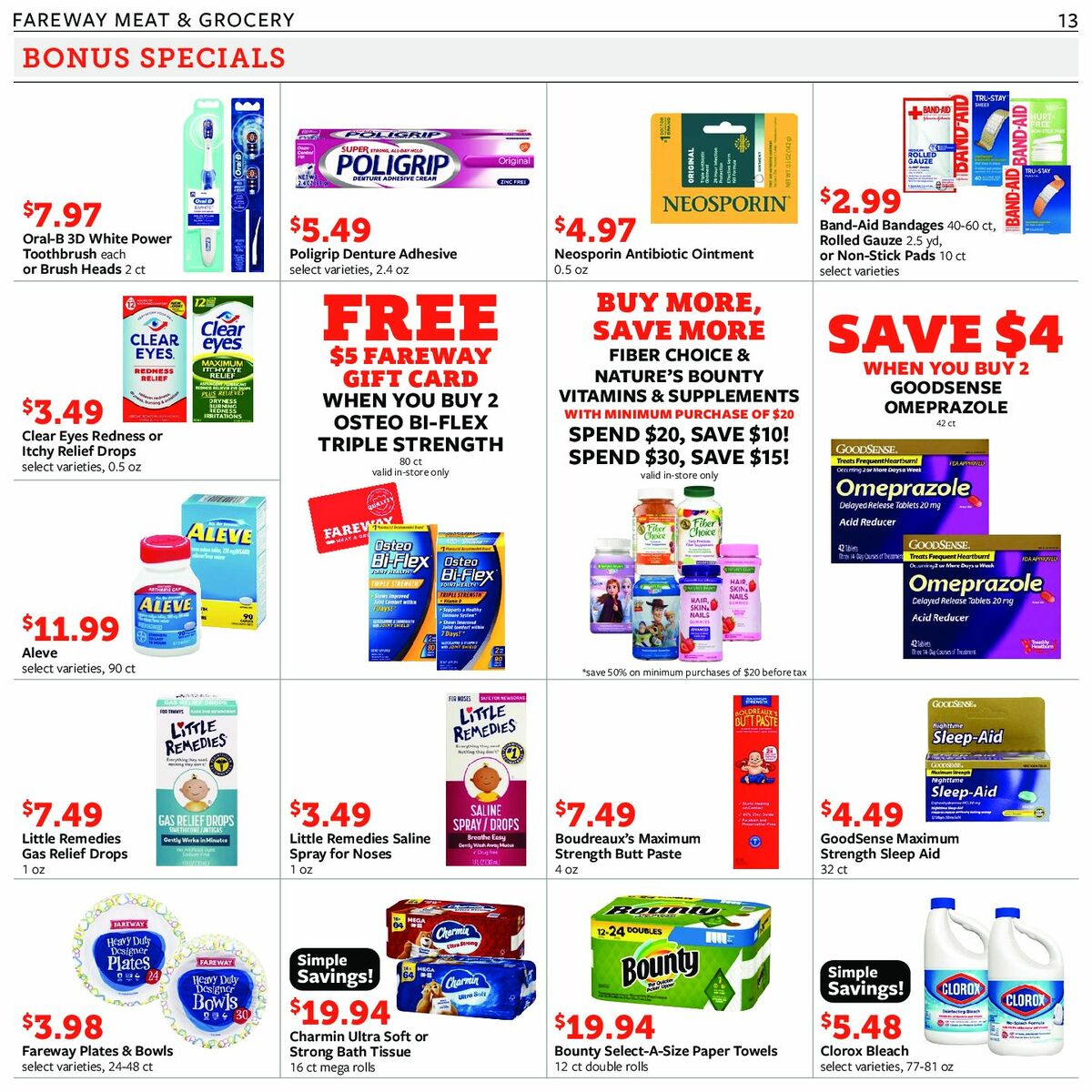 Fareway 3 Day Sale Weekly Ad from July 27