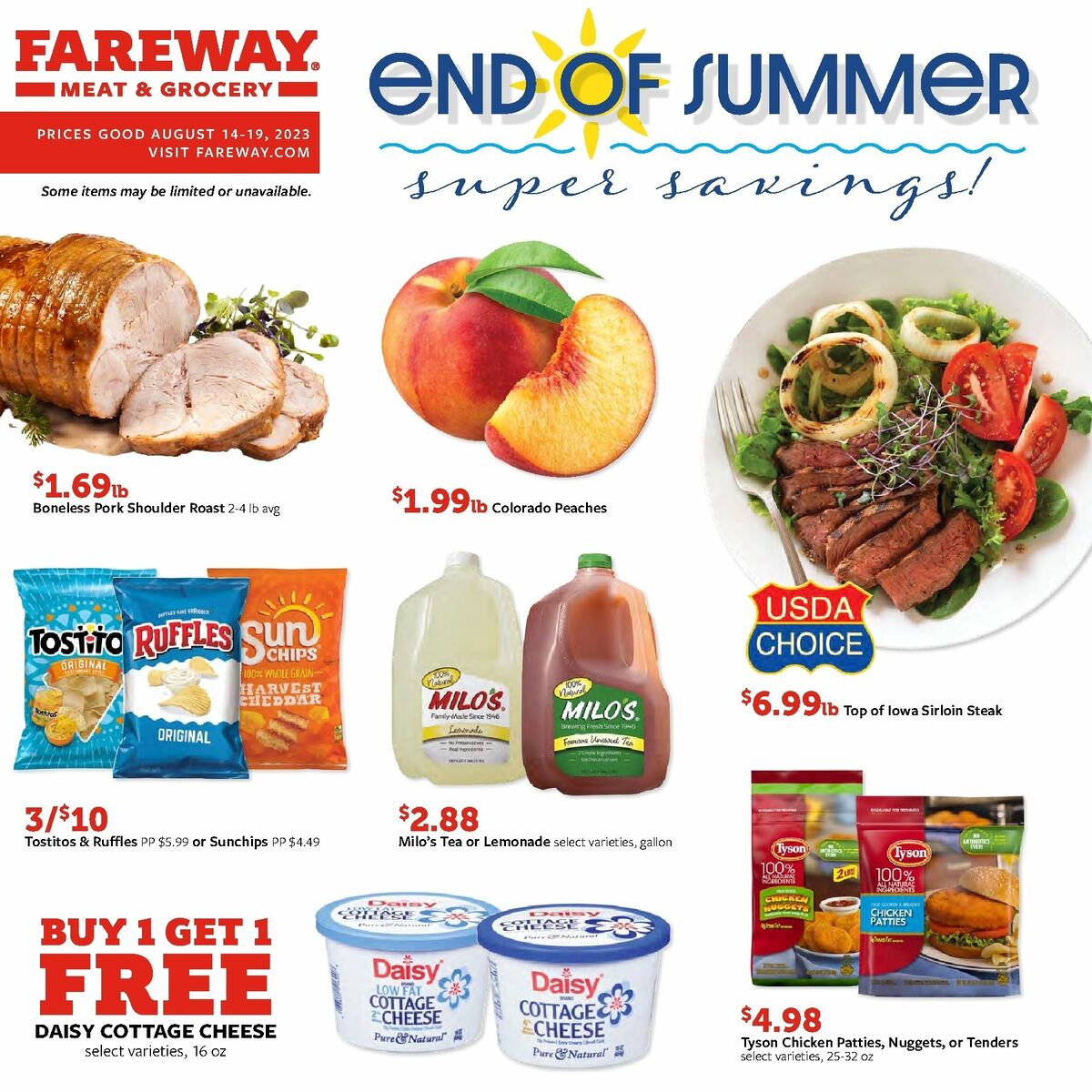 Fareway Weekly Ad from August 14