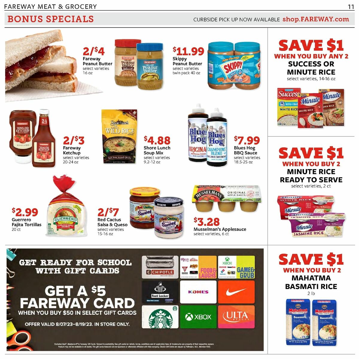 Fareway Weekly Ad from August 14