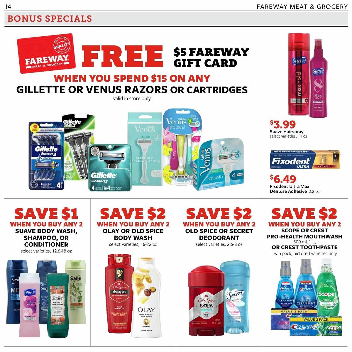 Fareway Weekly Ad from August 14